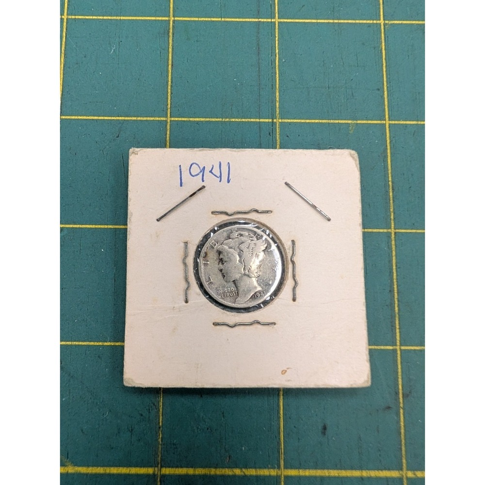1941 Mercury Dime 10 C ents Mint Silver Coin